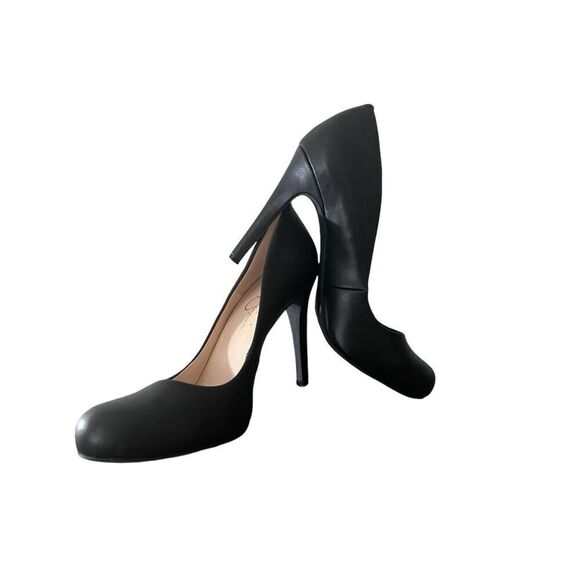 Jessica Simpson black heeled pumps size 9M - Picture 2 of 8